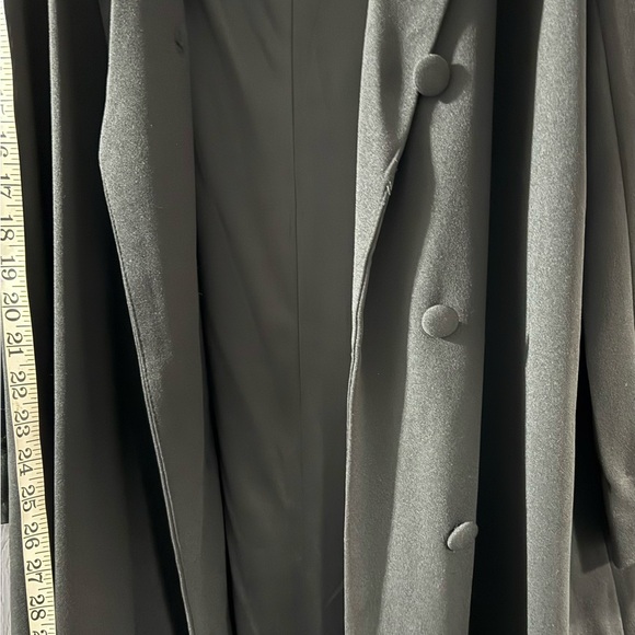 Double breasted open front fully lined long cardigan/ coat dress. - Picture 7 of 8